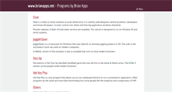 Desktop Screenshot of brianapps.net